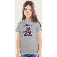 Marvel The Avengers A College Sports Style Since 1963 T-Shirt in Mid Grey | Size: 9-11 Years