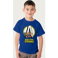 Doctor Strange Spellcasting Marvel T-Shirt in Royal | Size: 7-8 Years