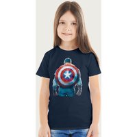Marvel Sketch Style Shield Back T Shirt