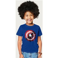Marvel Shield Paint Splat Avengers T Shirt