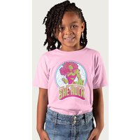 Marvel The Sensational She Hulk T-Shirt in Light Pink | Size: 9-11 Years