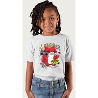 Fuggler Sketchy Squirrel Boombox That's My Jam T-Shirt in White | Size: 5-6 Years