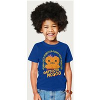 Fuggler Gaptooth McGoo Budgie T-Shirt in Royal | Size: 12-13 Years