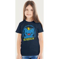 Fuggler Screech Blue FuggGlow T-Shirt in Navy | Size: 7-8 Years