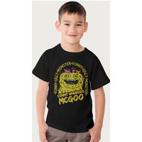Fuggler Count Underoo McGoo Funny Ugly Monster T-Shirt in Black | Size: 3-4 Years