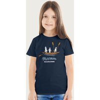 Moomin The Hattifatteners Rowing T-Shirt in Navy | Size: 7-8 Years