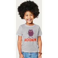 Moomin Autumn Colours Stinky T-Shirt in Mid Grey | Size: 7-8 Years