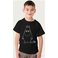 Moomin Angry troll T-Shirt in Black | Size: 7-8 Years