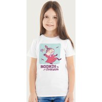 Moomin Little My Is Freedom T-Shirt in White | Size: 9-11 Years