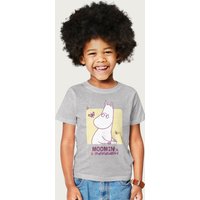 Moomin troll Is Individuality T-Shirt in Mid Grey | Size: 12-13 Years
