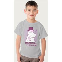 Moomin pappa Is Courage T-Shirt in Mid Grey | Size: 9-11 Years