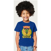 Jurassic Park Dilophosaurus Little Terror T-Shirt in Royal | Size: 9-11 Years