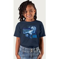 Jurassic Park T Rex Tr03 An1 T-Shirt in Navy | Size: 9-11 Years
