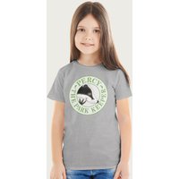 Percy The Park Keeper Badger In Circle T-Shirt in Mid Grey | Size: 12-13 Years