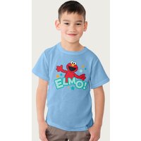 Sesame Street Elmo Stars T-Shirt in Light Blue | Size: 3-4 Years