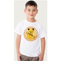 Sooty Appreciation Society T-Shirt in White | Size: 9-11 Years