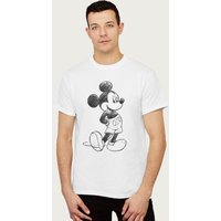Mickey Mouse Sketch Drawing T Shirt