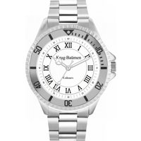 Krug-Baumen Men's KBWL-6-VAR 42mm Quartz Watch in Silver