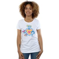 Powerpuff Girls Women's Cotton T-Shirt in White | Size: XL