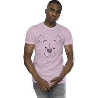Winnie Pooh Winnie Pooh Face T Shirt Pink