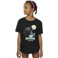 Girl's Lilo & Stitch Hawaii Cotton T-Shirt in | Size: 5-6 Years