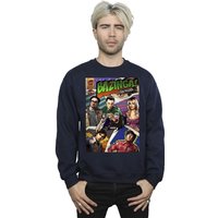 The Big Bang Theory Men's Bazinga Cover Sweatshirt in Navy | Size: 5XL