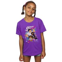 Disney Girl's Encanto Sister Goals Cotton T-Shirt in Purple | Size: 7-8 Years