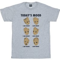 Guardians Of The Galaxy Boy's Today´s Mood Groot T-Shirt in Grey | Size: 3-4 Years