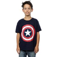 Distressed Shield T Shirt