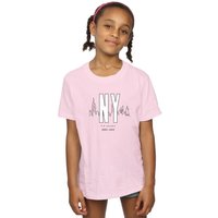 NY City Cotton T Shirt Pink
