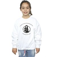 Harry Potter Girl's Hermione Breaking The Rules Sweatshirt in White | Size: 5-6 Years