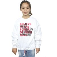 Disney Girl's The Lion King Power Of Roar Sweatshirt in White | Size: 12-13 Years