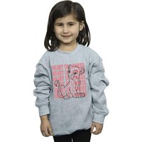 Disney Girl's The Lion King Heart Of A Lioness Sweatshirt in Grey | Size: 7-8 Years