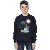 Disney Boy's Lilo & Stitch Hawaii Sweatshirt in Navy | Size: 9 Years