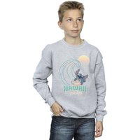 Disney Boy's Lilo & Stitch Hawaii Sweatshirt in Grey | Size: 9 Years