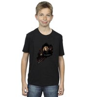 Harry Potter Boy's Hermione Fight Like A Girl T-Shirt in Black | Size: 7-8 Years