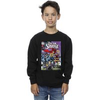 Marvel Boy's Doctor Strange Comic Circles Sweatshirt in Black | Size: 9 Years