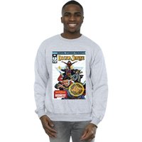 Marvel Men's Doctor Strange Comic Cover Sweatshirt in Grey | Size: 5XL
