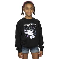 Harry Potter Girl's Owl Letter From Hogwarts Sweatshirt in Black | Size: 9 Years