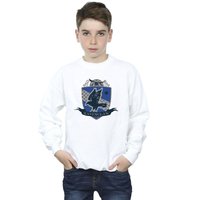 Harry Potter Boy's Ravenclaw Chest Badge Sweatshirt in White | Size: 3-4 Years