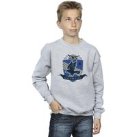 Harry Potter Boy's Ravenclaw Chest Badge Sweatshirt in Grey | Size: 3-4 Years