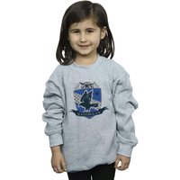 Harry Potter Girl's Ravenclaw Chest Badge Sweatshirt in Grey | Size: 3-4 Years
