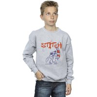 Disney Boy's Lilo & Stitch Ice Creams Sweatshirt in Grey | Size: 5-6 Years