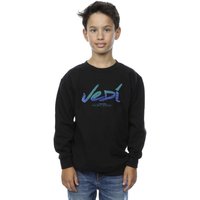 Star Wars Boy's Obi-Wan Kenobi Jedi Painted Font Sweatshirt in Black | Size: 7-8 Years