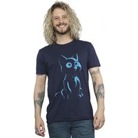 Disney Men's Lightyear Sox Cute Stare T-Shirt in Navy | Size: 5XL