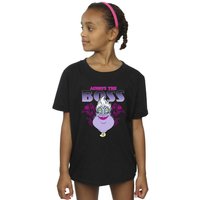 Girl's The Little Mermaid Ursula Mum Is The Boss Cotton T-Shirt in | Size: 12-13 Years