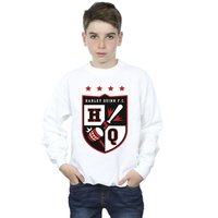 Justice League Boy's Harley Quinn FC Pocket Sweatshirt in White | Size: 7-8 Years
