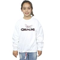 Gremlins Girl's Logo Line Sweatshirt in White | Size: 9 Years