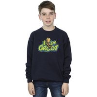 Marvel Boy's Guardians Of The Galaxy I Am Groot Jumping Sweatshirt in Navy | Size: 12-13 Years