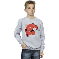 Disney Boy's Big Hero 6 Baymax Suite Pose Sweatshirt in Grey | Size: 12-13 Years